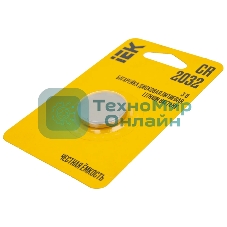 Батарейка дисковая литиевая Optima CR2032 (1шт/блистер)