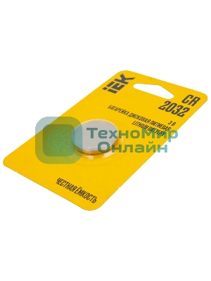 Батарейка дисковая литиевая Optima CR2032 (1шт/блистер)