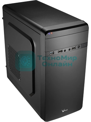 Компьютерный корпус Aerocool/Formula Qs-180 черный без БП mATX 1x80мм 2xUSB 2.0 1xUSB 3.0 audio