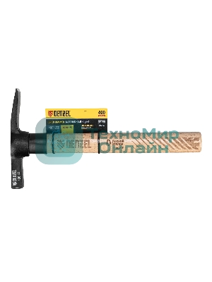 Молоток каменщика Denzel 400 г, буковая рукоятка, EFP