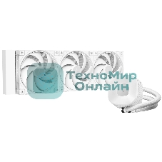 Система водяного охлаждения Deepcool LE360 V2 Pure Soc-AM5/AM4/1200/1700/1851 белый 4-pin 19-31.6dB Al 250W 1554gr Ret (R-LE360PURE-WHLNMD-G-1)