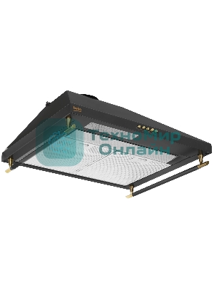 Вытяжка каминная Beko CWB6410AR чёрный, 60 см, 460 м³/ч, 62 дБ