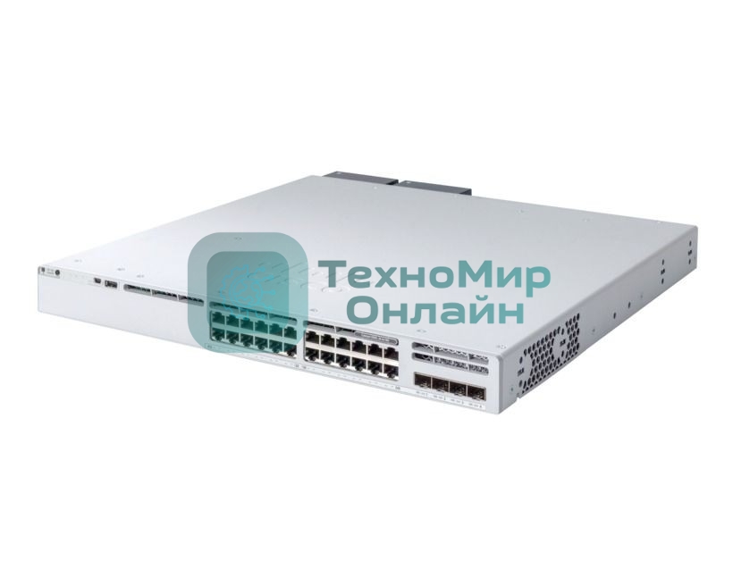 Коммутатор Cisco Catalyst C9300L-24T-4X-E, 24×1 Гбит/с, 4×10 Гбит/с SFP+