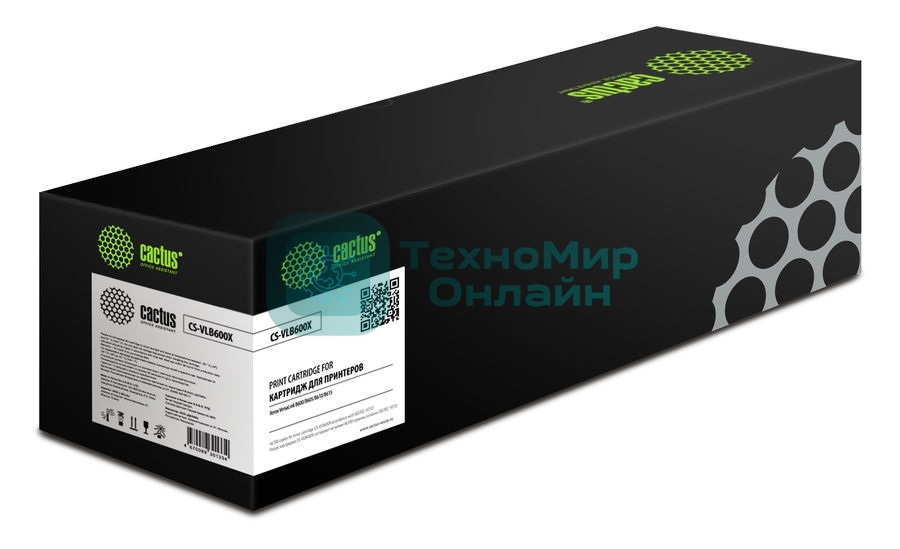 Картридж лазерный Cactus CS-VLB600X 106R03945 черный (46700стр.) для Xerox VersaLink B600/B605/B610/B615
