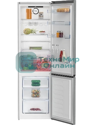 Холодильник Beko B3RCNK402HX нержавеющая сталь двухкамерный 257/100л морозилка снизу