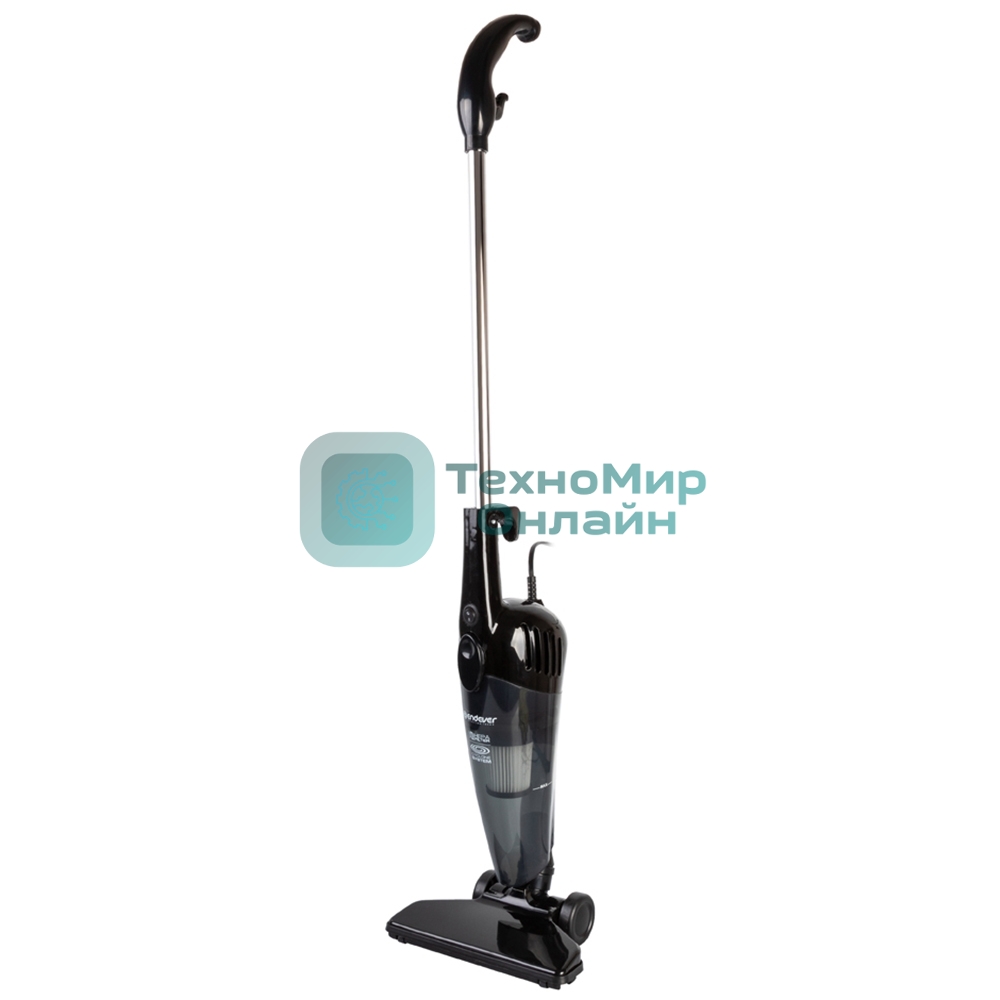 Пылесос вертикальный Endever Skyclean VC 284 серый, питание от сети, 130 Вт, уборка сухая, пылесборник 1.9 л