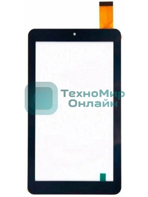 Сенсорное стекло (тачскрин) ZLD070038MQ72-F-A, черное