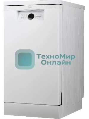 Посудомоечная машина Beko BDFS26120WQ, белый, 44.8 см, 11 компл., сушка конденсационная, 46 дБ, класс A