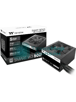 Блок питания Thermaltake Smart RGb 500W (PS-SPW-0500NNFAWE-1), 500Вт, 80 PLUS, 120мм, черный