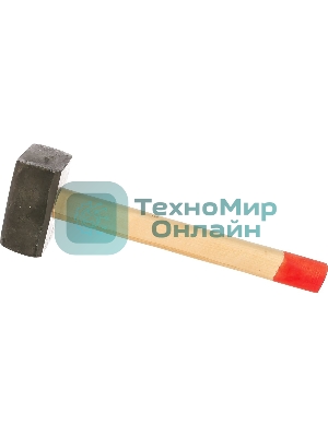 Кувалда Сибртех, 3000 г, кованая головка, деревянная рукоятка 380 мм