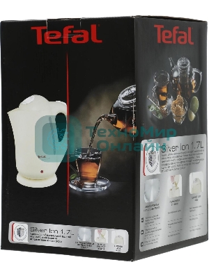 Чайник электрический Tefal BF925232 1.7л. 2400Вт песочный (корпус: пластик)