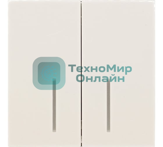 Выключатель 2-кл. с индик. LEZARD СП ZIMA IP20 10А безвинт. зажим, слон. кость 704-9088-112QC