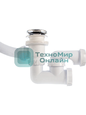 Слив-перелив для ванны WIRQUIN Quick-Clak с перископом L700мм хром