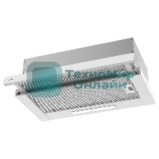 Вытяжка встраиваемая Evelux TEL 60 W белый, 60 см, 670 куб. м/ч, 46 дБ