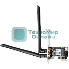 Сетевой адаптер Wi-Fi + Bluetooth Cudy WE3000 AX3000 PCI Express (ант.внеш.съем) 2ант.