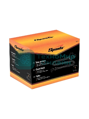 Таль цепная Sparta 1 т, h подъема 2,5 м, расстояние между крюками 300 мм