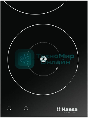 Индукционная варочная панель Hansa BHI68508, конфорок: 4 шт., стеклокерамика, независимая, черный