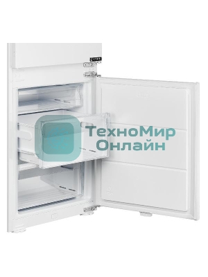 Встраиваемый холодильник Kuppersberg RBN 1764, High-Tech, полезный объем 243 л, No Frost, супер заморозка, инверторный компрессор, электронное управление, энергоэффективность А+