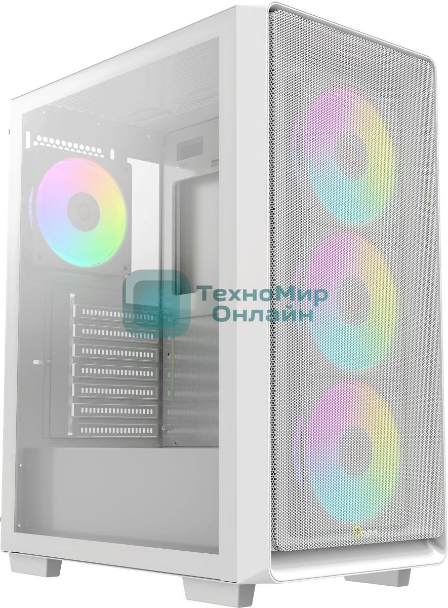 Корпус Ocypus Gamma C60 WH ARGB ATX без БП (Gamma-C60-WHG400XX-GL)