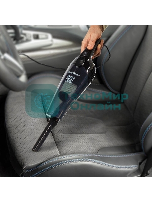 Пылесос вертикальный Endever Skyclean VC 284 серый, питание от сети, 130 Вт, уборка сухая, пылесборник 1.9 л