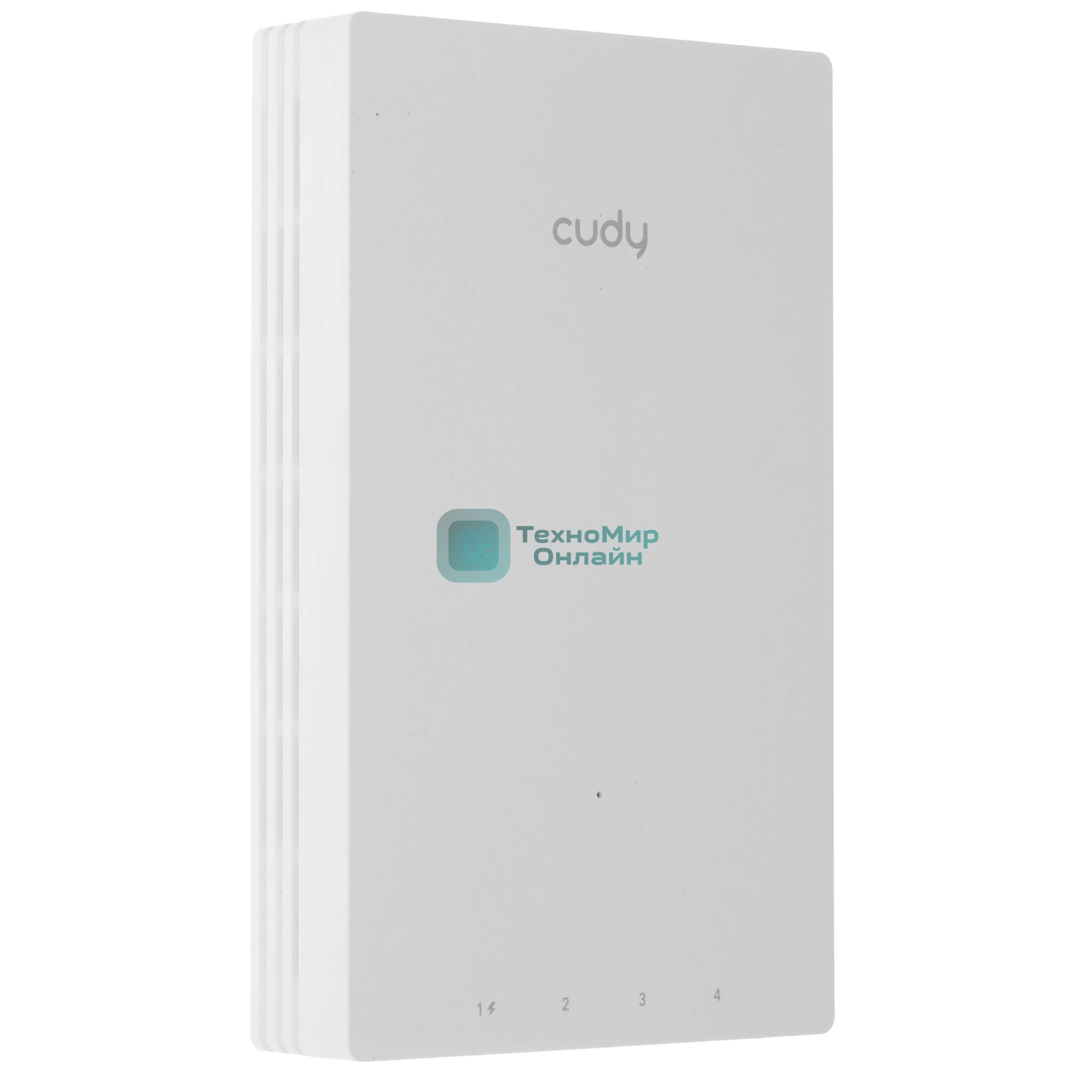 Точка доступа Wi-Fi Cudy AX3000 Gigabit Wall-Plate Wi-Fi 6 Access Point AX3000 Dual Band Wi-Fi 6 Wall Plate Access Point, Chipset MT7981+MT7531AE+MT7976CN, 802.11ax/ac/a/b/g/n, 2402Mbps at 5GHz + 574Mbps at 2.4GHz, 1 x Gigabit PoE-IN Port, 802.3af/at, 4 x Gigabit RJ45 ports, LAN1 support PoE Out, Cudy Mesh Support