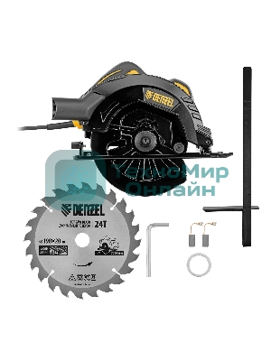 Пила циркулярная Denzel CSD-190, 1600 Вт, 190 мм
