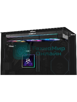 Система водяного охлаждения Lian-Li HydroShift II LCD-S 360CL ARGB Soc-AM5/AM4/1700/1851 черный 4-pin 30dB Al+Cu LCD Ret (G89.GHS2LCDS36CB.R0)