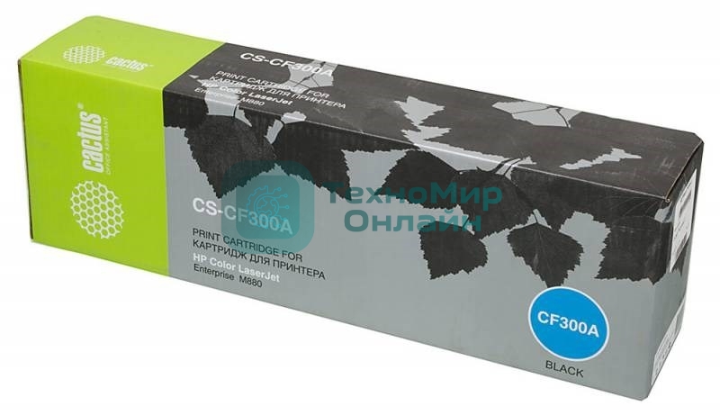 Картридж лазерный Cactus CS-CF300A черный (29500 стр.) для HP Color LaserJet Enterprise M880