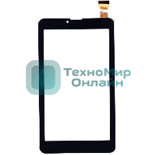 Сенсорное стекло (тачскрин) ZYD070-262-FPC-V02, черное