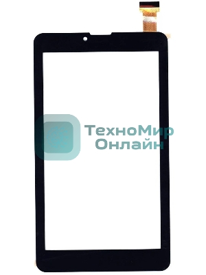 Сенсорное стекло (тачскрин) ZYD070-262-FPC-V02, черное