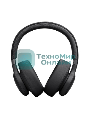 Беспроводные/проводные наушники JBL Live 770NC черный, полноразмерные, Bluetooth 5.3 + проводной, адаптивное шумоподавление , до 65 ч
