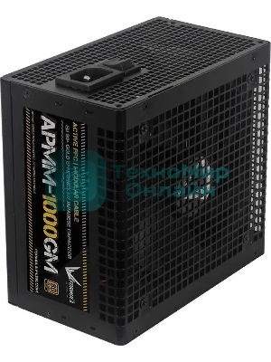 Блок питания Aerocool/Formula ATX 1000W APMM-1000GM Gen.5 80 PLUS gold (20+4pin) APFC 120мм fan 8xSATA Cab Manag RTL