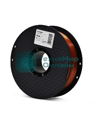 Филамент Crown Micro CM-FILPLAS004R PLA Silk 1.75 1кг медно-красный