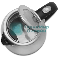 Чайник электрический Vitek VT-7000 1.7 л, 2200 Вт, серебристый (корпус: металл)