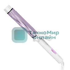 Щипцы для завивки волос Centek CT-2097 белый/сиреневый, 32 мм, 210 °C, 5 режимов