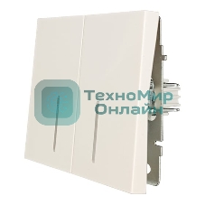 Выключатель 2-кл. с индик. LEZARD СП ZIMA IP20 10А безвинт. зажим, слон. кость 704-9088-112QC