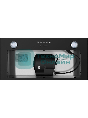 Вытяжка встраиваемая Maunfeld Crosby Singl 60 черный, 60 см, 850 куб. м/ч, 48 дБ