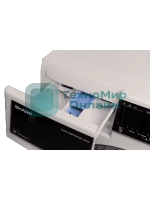 Стиральная машина Sharp ES712RW белый, загрузка фронтальная 7 кг, 1200 об/мин, класс: A+++