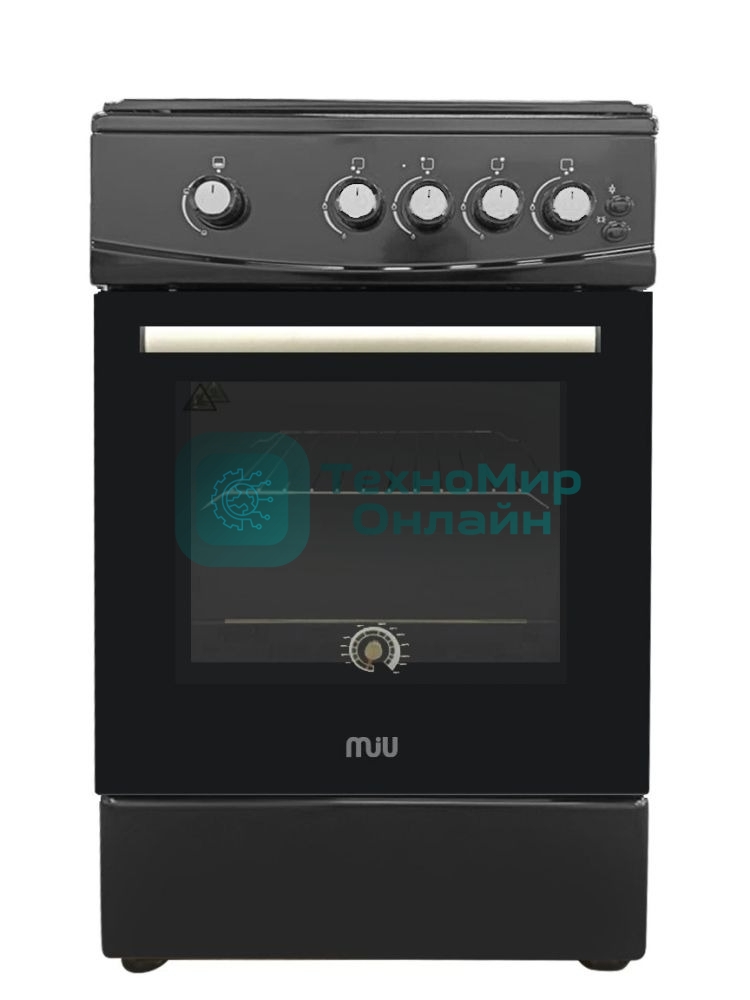 Газовая плита MIU UNO 52S черная
