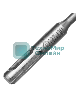 Бур по бетону Denzel цельная крестовая пластина, 8x115 мм, SDS PLUS