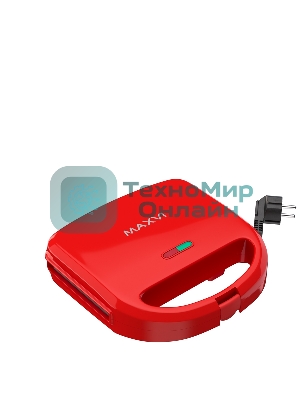 Вафельница Maxvi SM752P красный