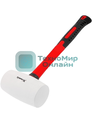 Киянка резиновая Matrix 11198 910 г, белая резина, фибергласовая рукоятка