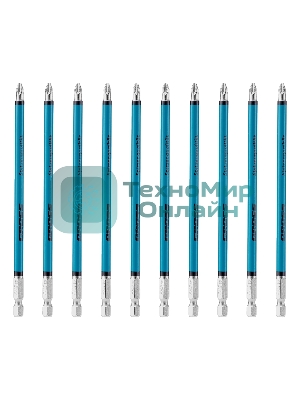 Бита Gross PH2х150мм, сталь S2, кругл., 10шт.