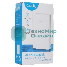 Точка доступа Wi-Fi Cudy AC1200 Gigabit Wall-Plate Access Point AC1200 Dual Band Gigabit Wall Plate Access Point, MT7621DAN+MT7613B+MT7603E, 867Mbps at 5GHz + 300Mbps at 2.4GHz, 1 x Gigabit PoE-IN Port, 802.3af/at, 4 x Gigabit RJ45 ports, LAN1 support PoE Out, Cudy Mesh Support