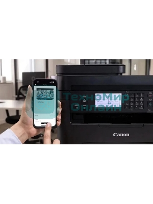 МФУ лазерное Canon i-Sensys MF275dw (5621C001), A4, ч/б, печ. 29 стр/мин., скан. до 20 стр/мин (ч/б) 15 стр/мин (цвет), 2400 x 600 dpi (печать) 600x600dpi (скан.), USB, RJ-45, Wi-Fi, Air Print, Mopria