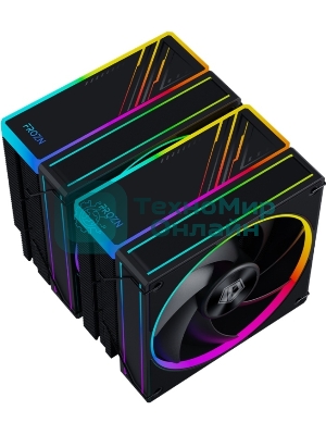 Устройство охлаждения(кулер) ID-Cooling Frozn A620 ARGb черный 120мм алюминий+медь 2000rpm 30db 4-pin 270W 154мм