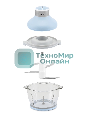 Измельчитель электрический Hyundai HYC-G4208 1.5л. 500Вт мята/серебристый