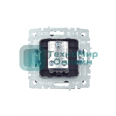 Розетка телевизионная проходная IEK BRITE РТВ10-0-БрС сталь