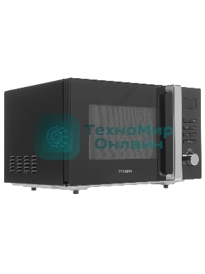 Микроволновая печь Hyundai HYM-M2062 черный, 23 л, 800 Вт, переключатели - кнопки, поворотный механизм