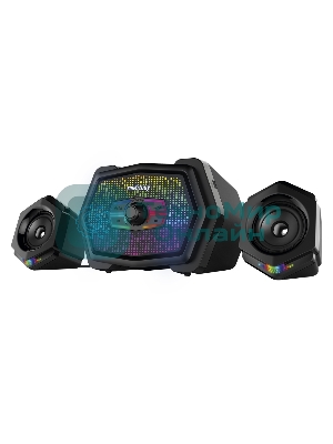 Акустическая система 2.1 Smartbuy W70, Bluetooth, 11Вт, RGb-подсветка, черный (арт. SBA-5150)